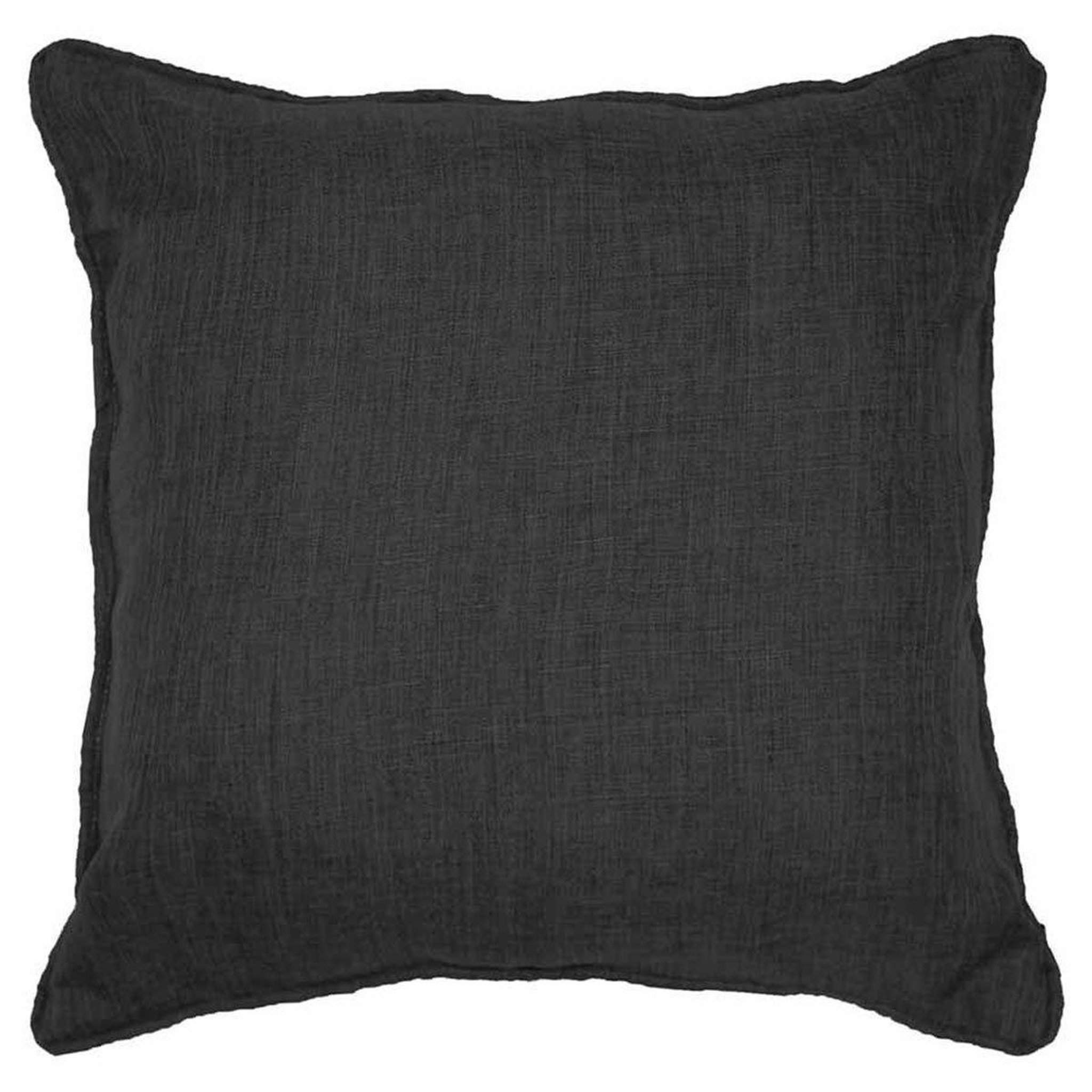 Douceur d'Intérieur Coussin déco  newton  40x40cm charbon