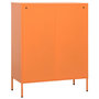 Voir la diapositive 5 : VIDAXL Armoire de rangement Orange 80x35x101,5 cm Acier