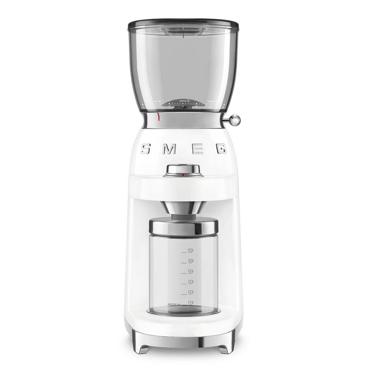 SMEG Moulin à café 130g 150w blanc - CGF11WHEU