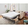 Voir la diapositive 3 : LISA DESIGN Owen - canapé 3 places convertible express couchage quotidien 140 cm matelas 12 cm en velours côtelé