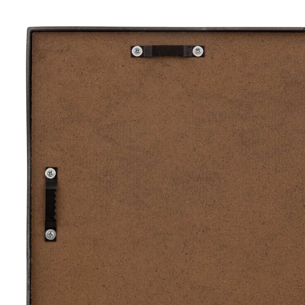 ATMOSPHERA Miroir style verrière - 74 x 90 cm - Noir