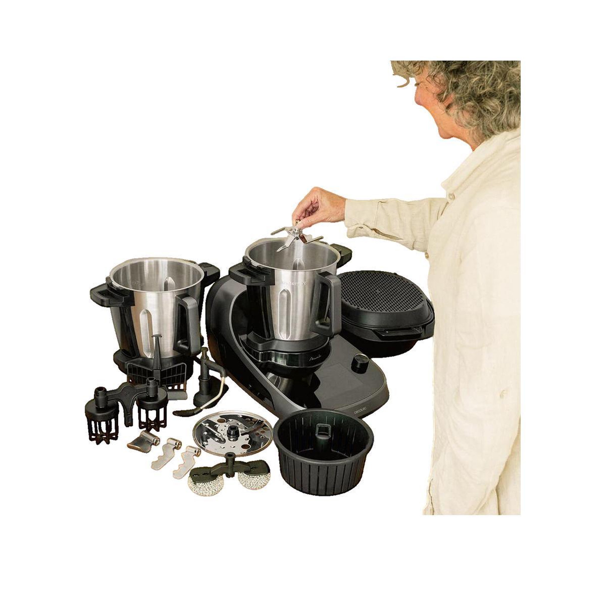 Voir la diapositive 2 : CECOTEC Robot multifonction Cecotec Mambo Noir
