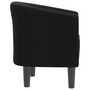 Voir la diapositive 4 : VIDAXL Chaise cabriolet noir tissu