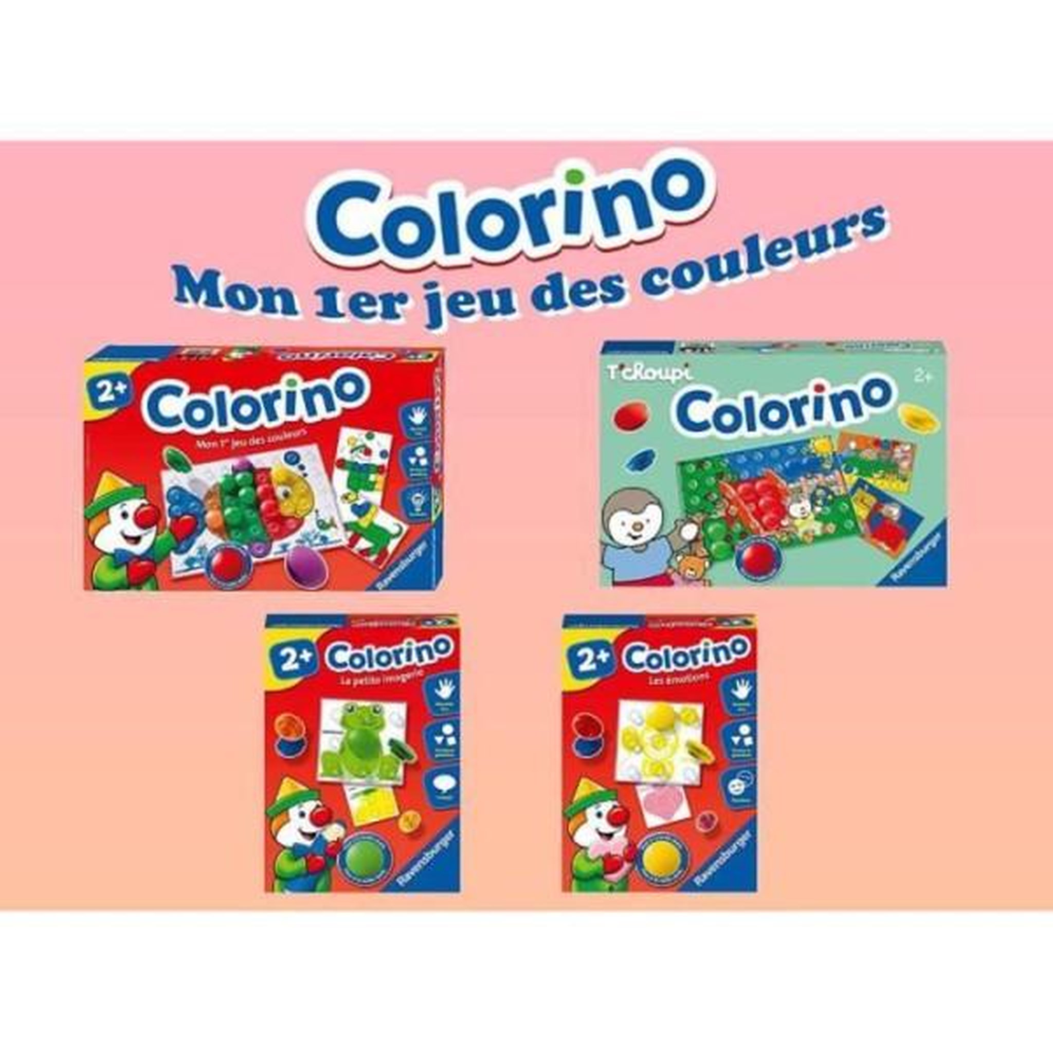 Voir la diapositive 4 : RAVENSBURGER Ravensburger - colorino ma premiere mosaique