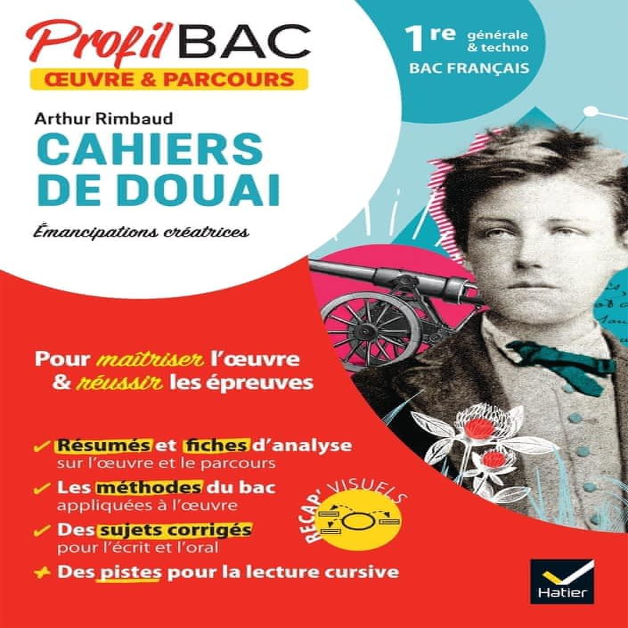 ARTHUR RIMBAUD, CAHIERS DE DOUAI. EMANCIPATION CREATRICES. BAC FRANCAIS 1RE GENERALE ET TECHNOLOGIQUE, EDITION 2024, Pennanech Florian