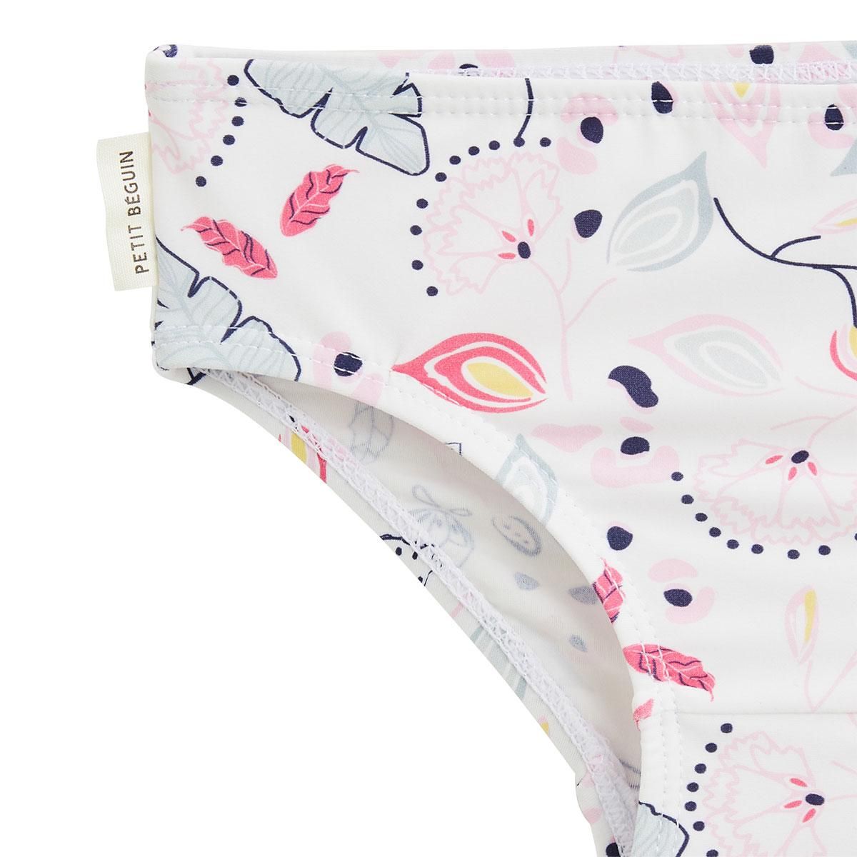 Petit Béguin Maillot de bain bébé 2 pièces t-shirt de protection UV & culotte Ciao Milano