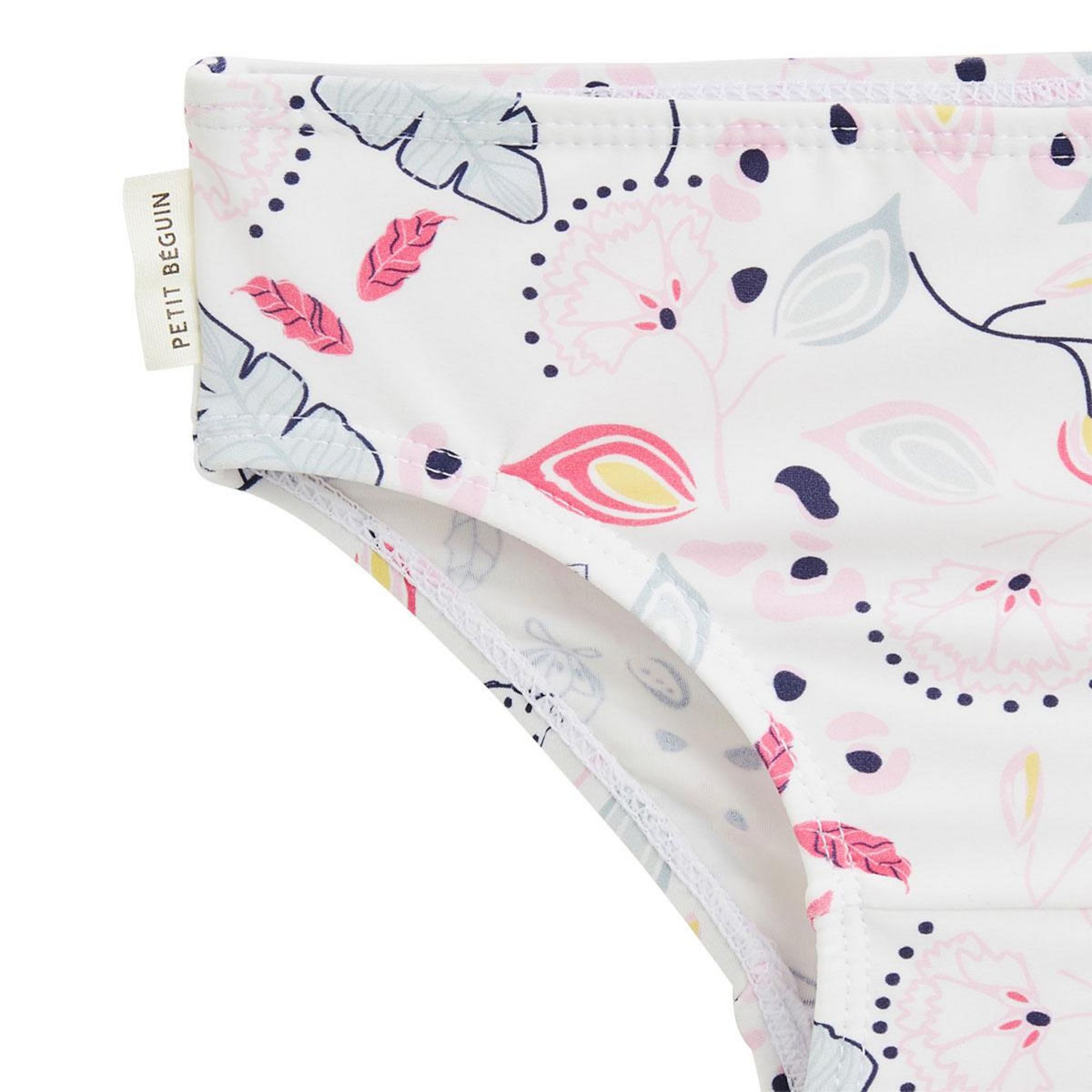 Petit Béguin Maillot de bain bébé 2 pièces t-shirt de protection UV & culotte Ciao Milano