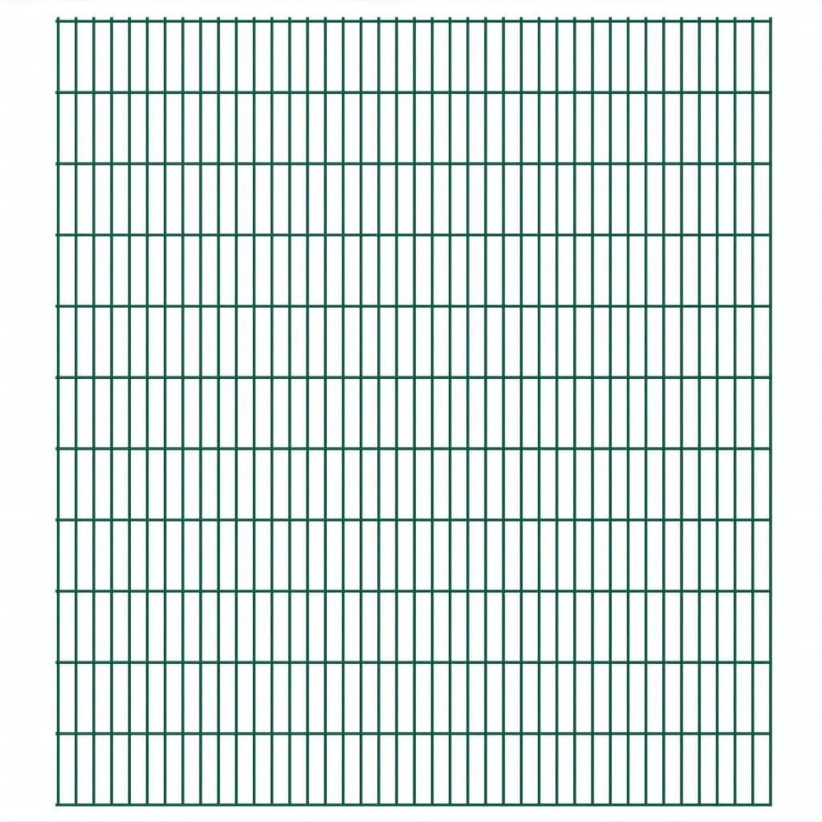 VIDAXL Panneaux de cloture de jardin 2D 2,008x2,23 m 8 m total Vert