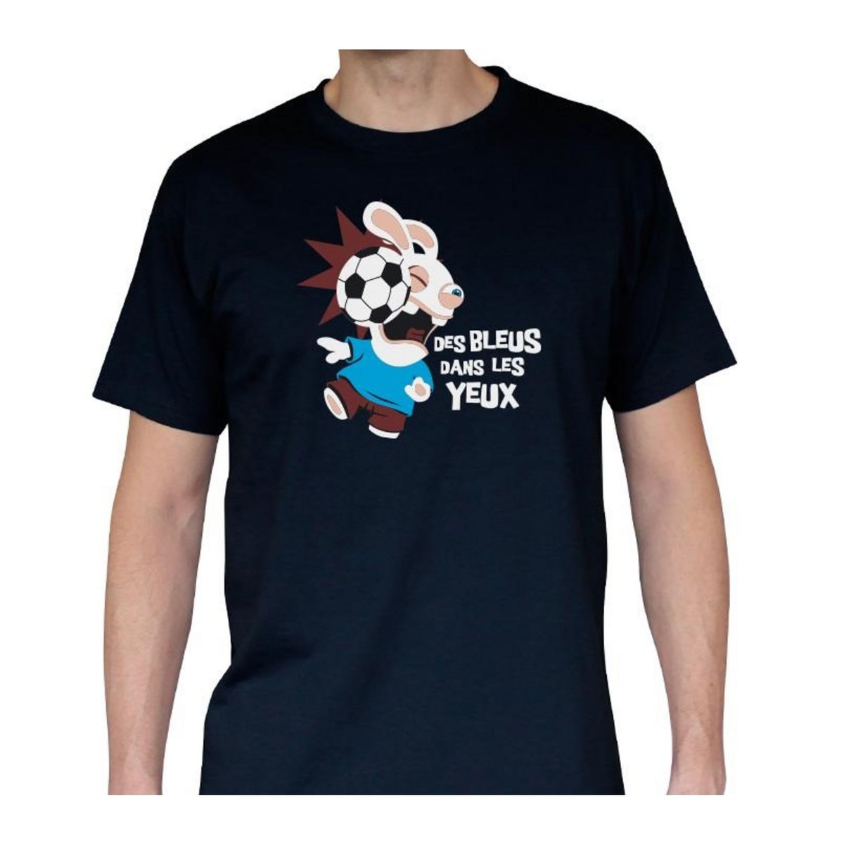 T-shirt Raving Rabbids Lapins Crétins - Taille S, Neuf Sous Blister (Collectoys)