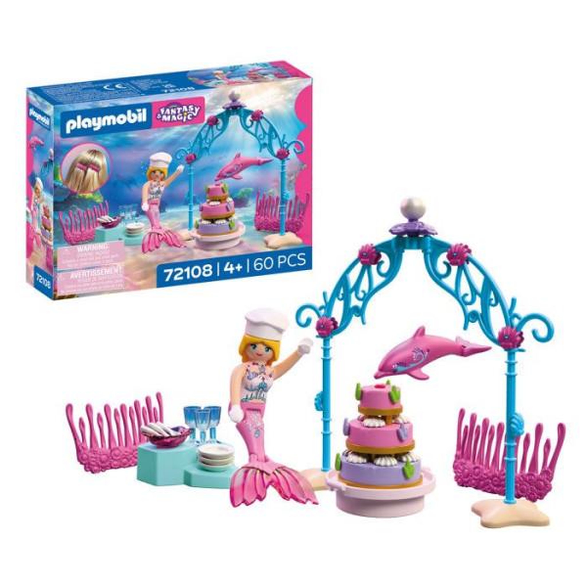 Voir la diapositive 6 : PLAYMOBIL Buffet de mariage sous-marin
