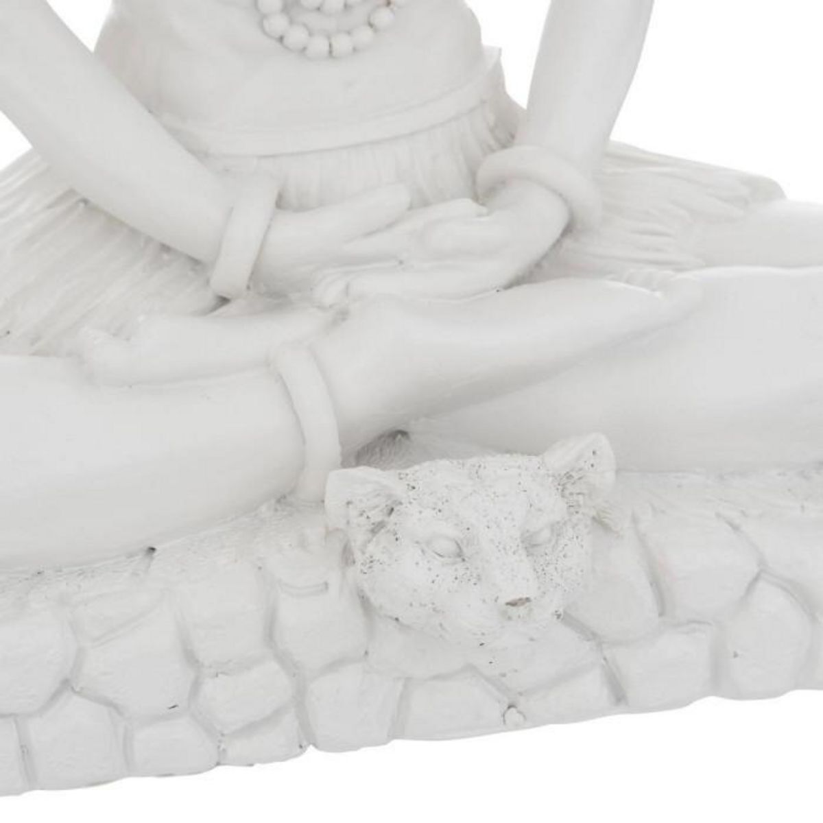 ATMOSPHERA Statuette Déco Shiva  Nathan  28cm Blanc