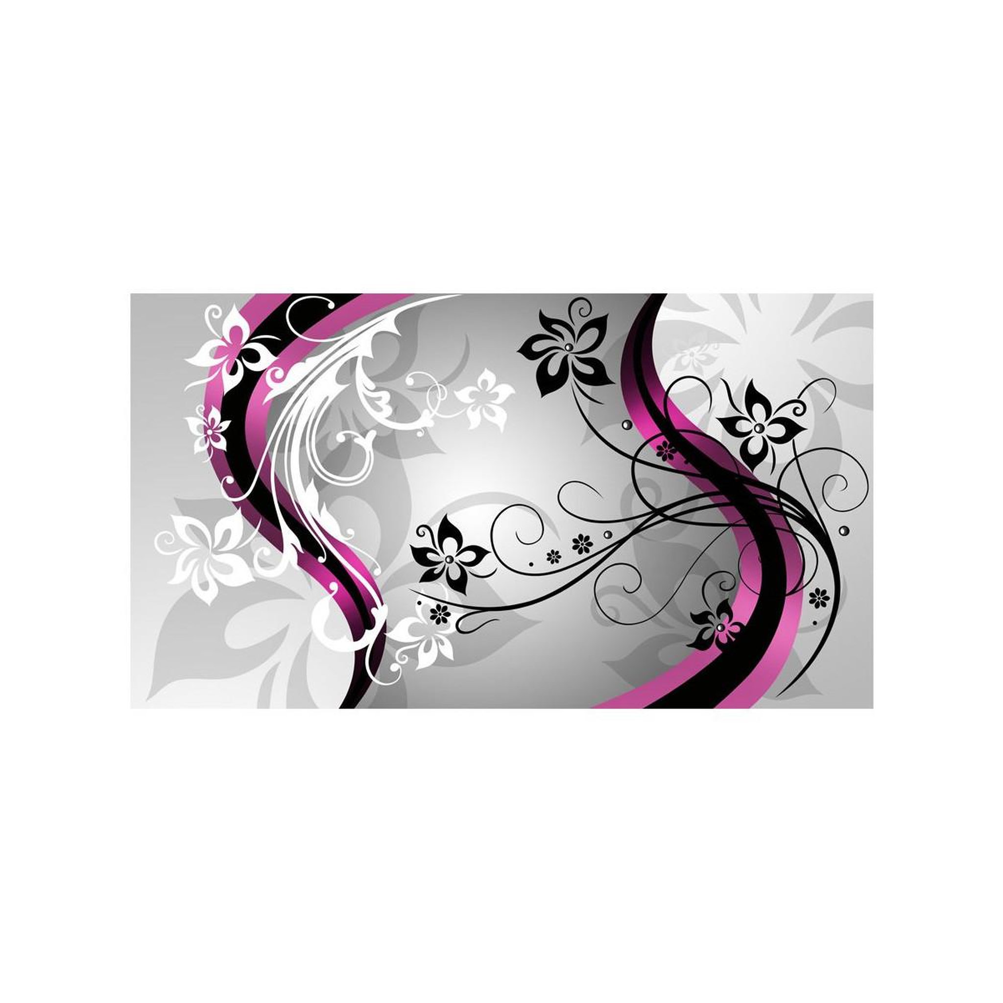 Voir la diapositive 2 : Paris Prix Papier peint xxl  art flowerspink  280x500cm