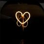 Voir la diapositive 2 : ATMOSPHERA Ampoule Led Design  Cœur  17cm Ambre