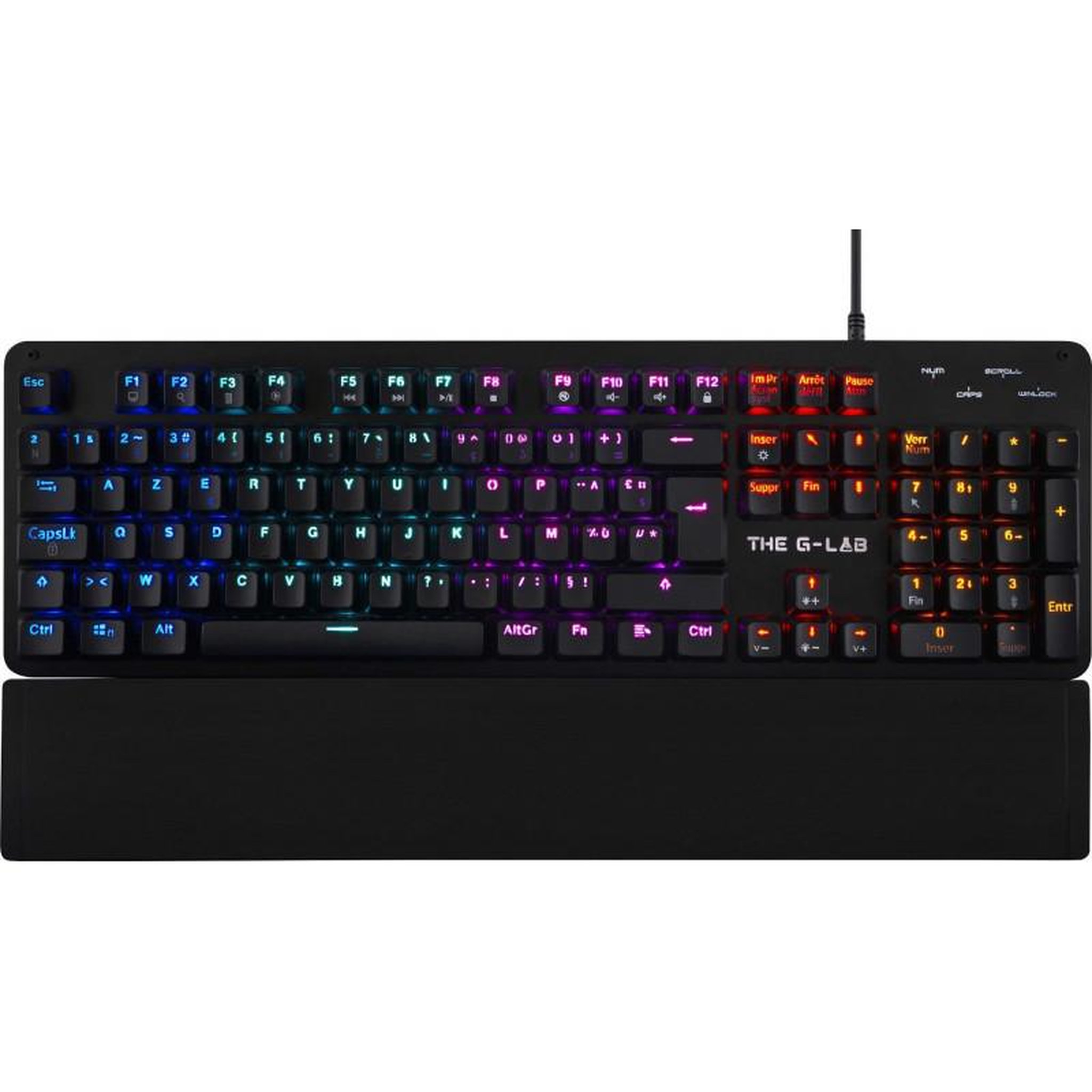 Voir la diapositive 4 : THE G-LAB Clavier mécanique THE G-LAB KEYZ-CARBON-E/FR