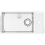 Voir la diapositive 3 : VIDAXL Lavabo avec trop-plein 49 x 25 x 15 cm Ceramique Argente