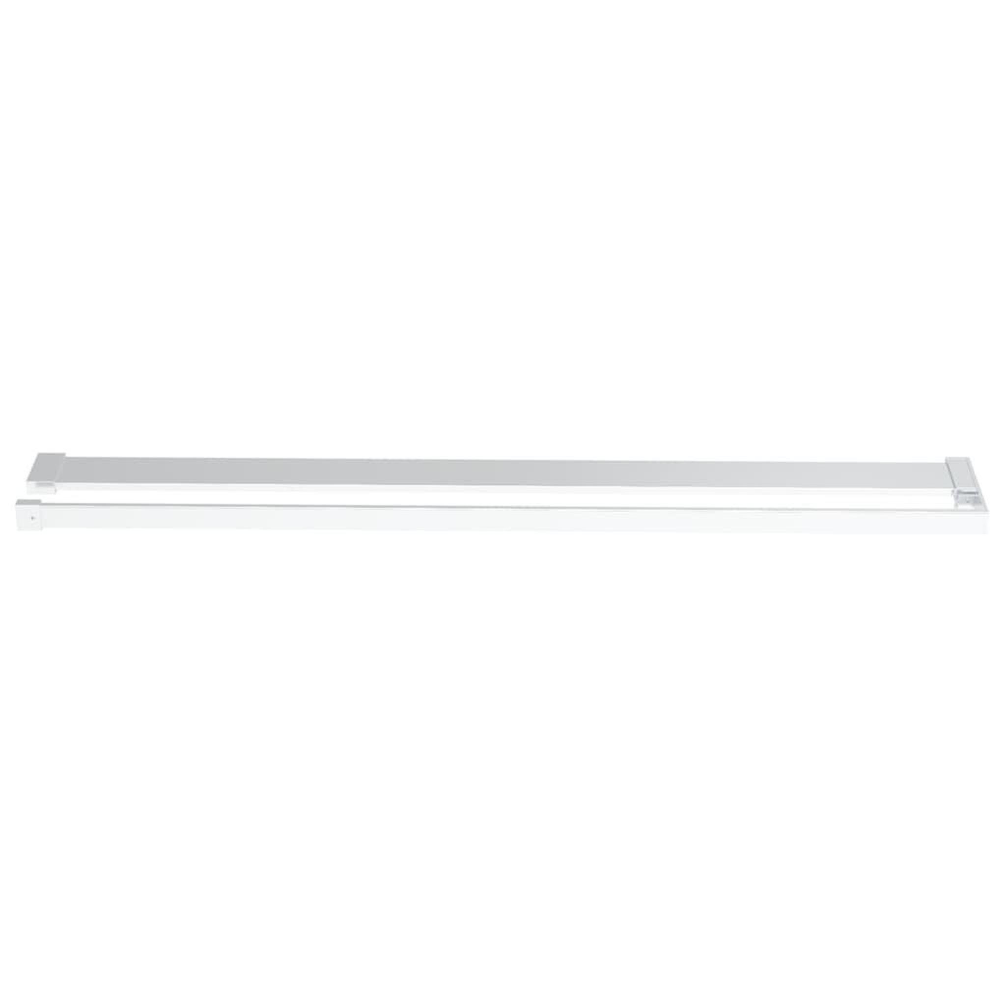Voir la diapositive 3 : VIDAXL Etagere de douche paroi de douche a l'italienne Chrome 80 cm