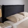 Voir la diapositive 6 : IDIMEX Tête de lit VINCEL 160 sur pieds, en tissu