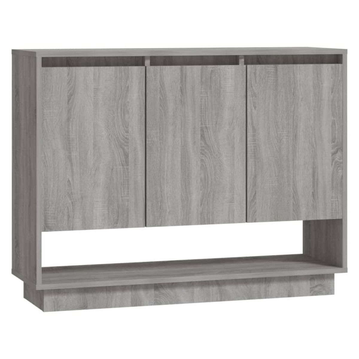 VIDAXL Buffet Sonoma gris 97x31x75 cm Bois d'ingenierie