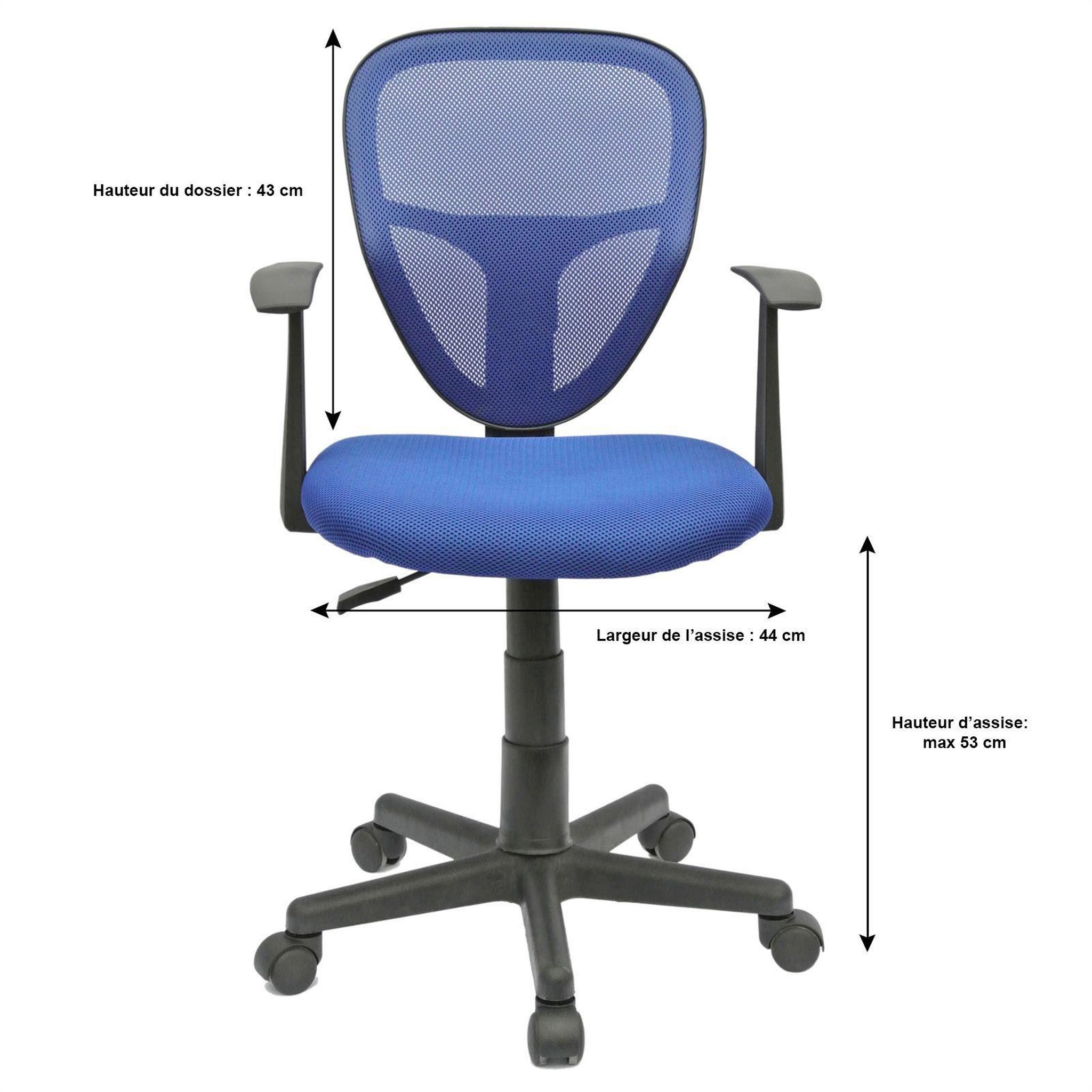 Voir la diapositive 6 : IDIMEX Chaise de bureau pour enfant STUDIO