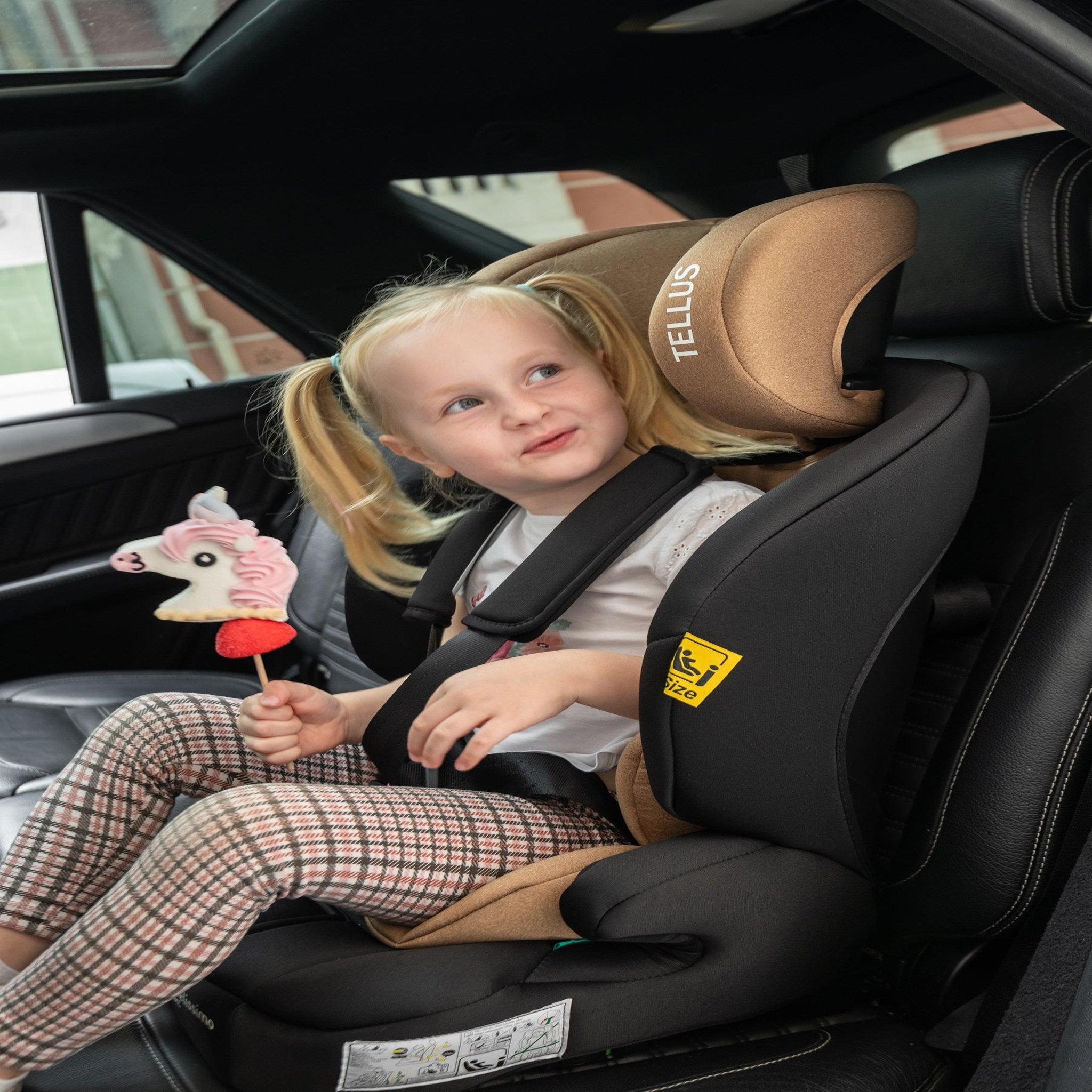 Voir la diapositive 5 : BEBELISSIMO Siège auto bébé I-size  - 76 -150cm - Tellus - de 9 à 36 kg, 15 mois à 12 ans -gris