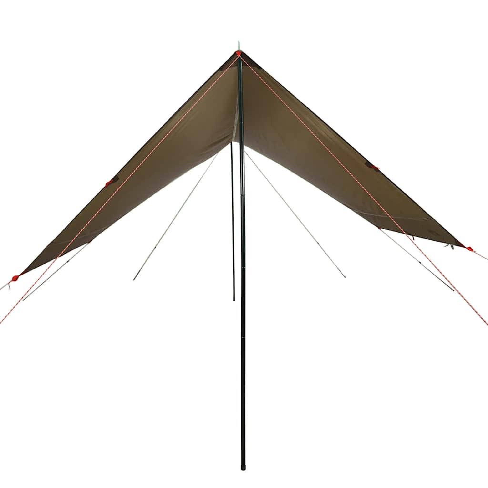 Voir la diapositive 4 : VIDAXL Bache de camping marron 462x306x211 cm impermeable