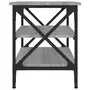 VIDAXL Table d'appoint Sonoma gris 55x38x45 cm Bois d'ingenierie