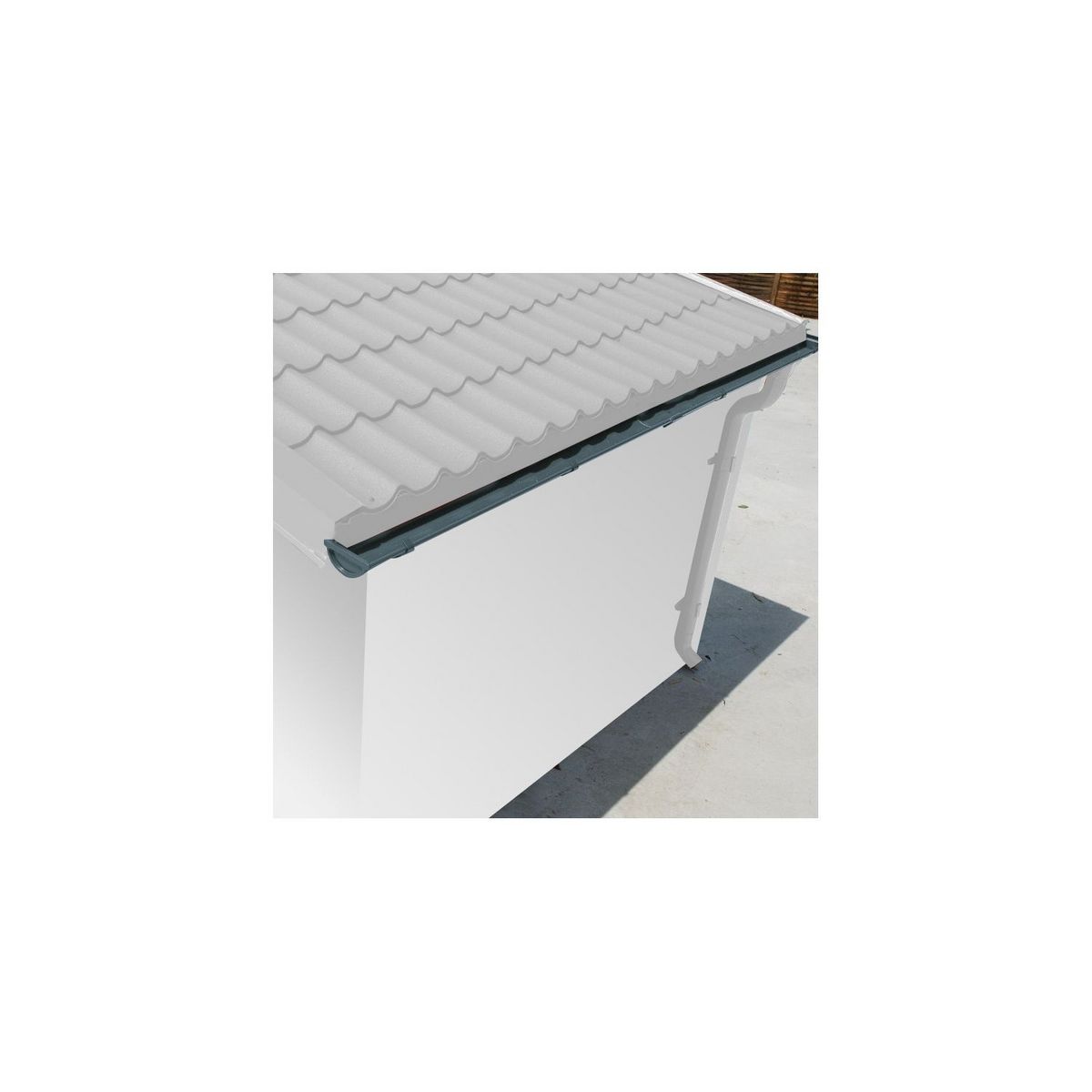 Woodlife garden Gouttières métalliques pour abri 9m2 + terrasse 9m2