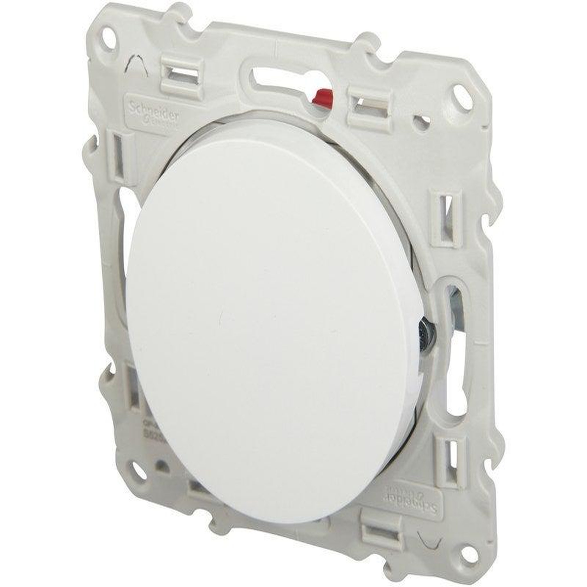 Schneider Electric Poussoir Odace, Blanc