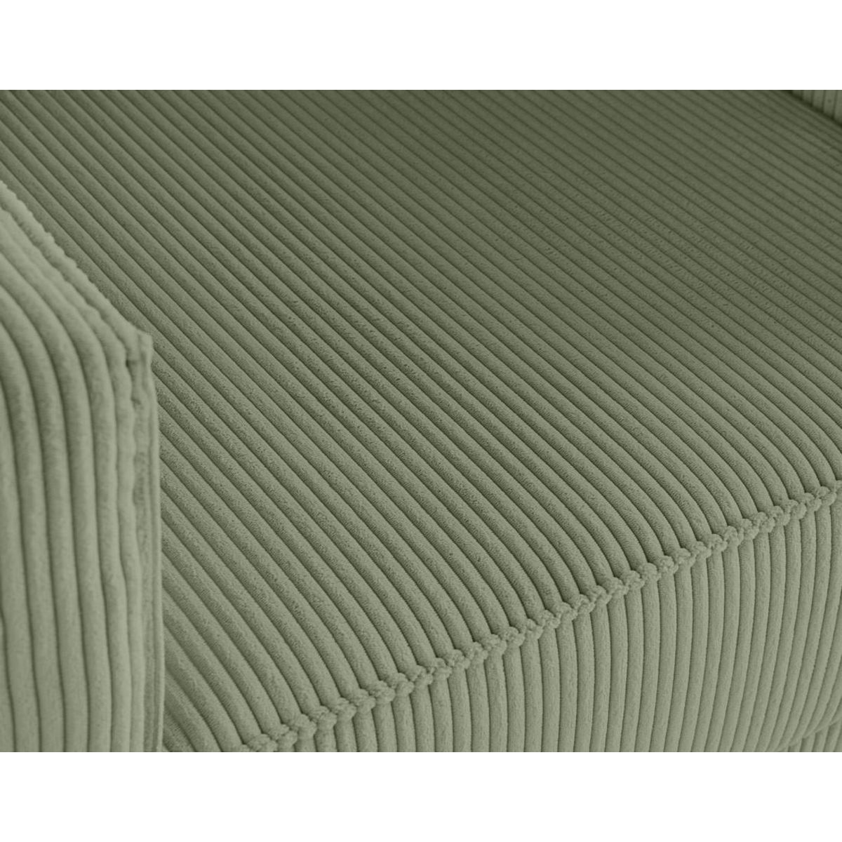 LISA DESIGN Charlie - fauteuil - pieds hauts - en velours côtelé