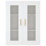 Voir la diapositive 3 : VIDAXL Armoire murale suspendue Blanc 69,5x34x90 cm