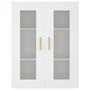 Voir la diapositive 3 : VIDAXL Armoire murale suspendue Blanc 69,5x34x90 cm
