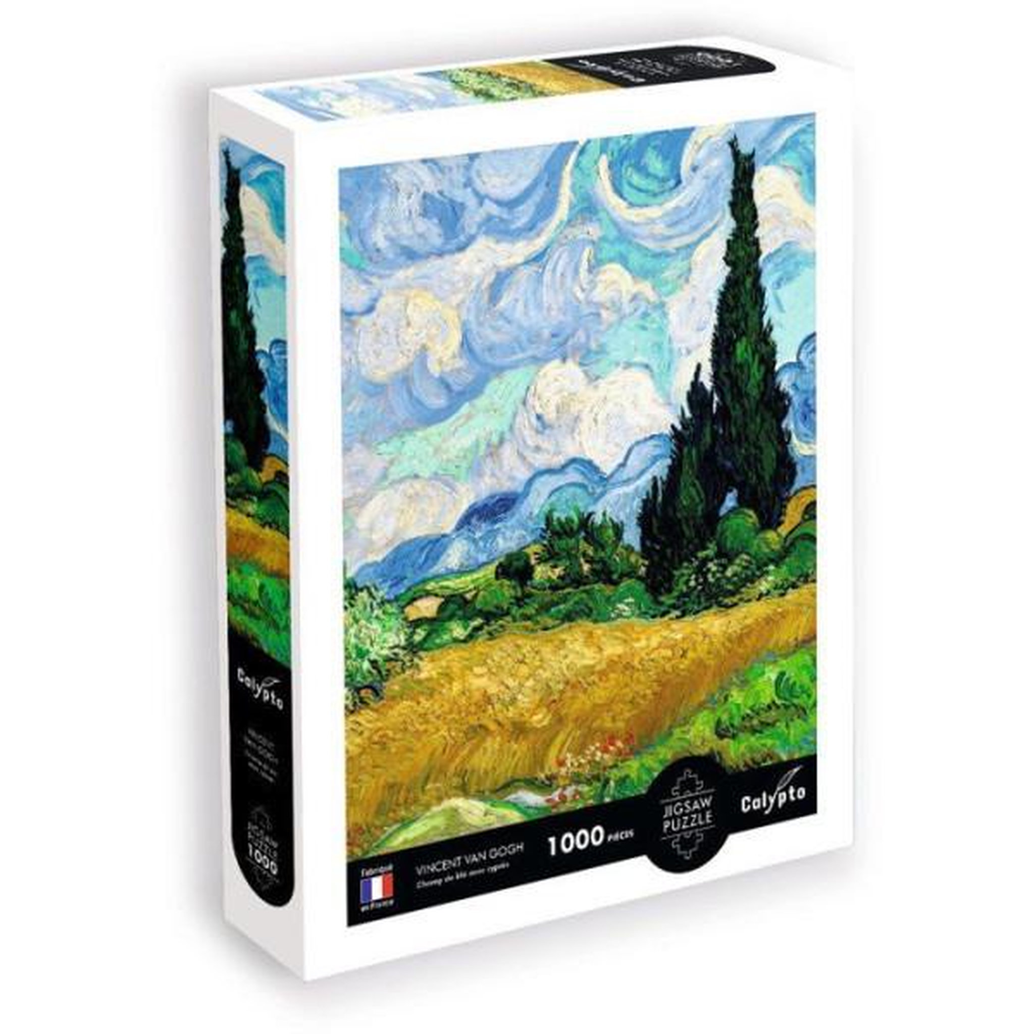 Sentosphere Puzzle - sentosphere - calypto - 1000 pieces -champ de blé avec cypres - vincent van gogh - des 9 ans