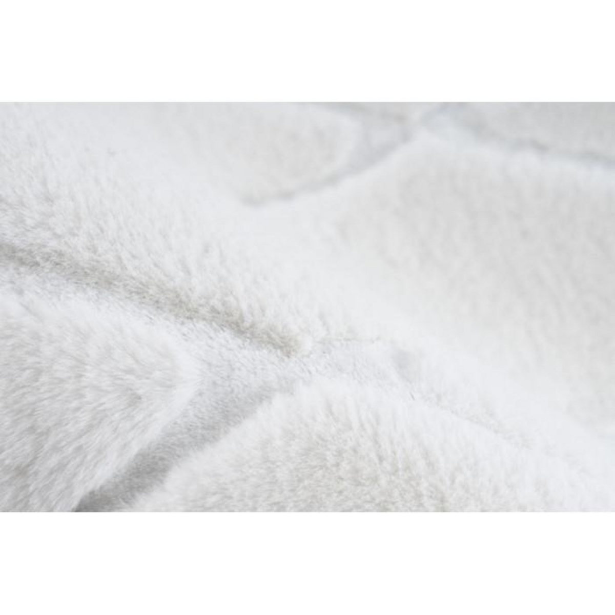Paris Prix Tapis Shaggy Géométrique  Vivica  Blanc