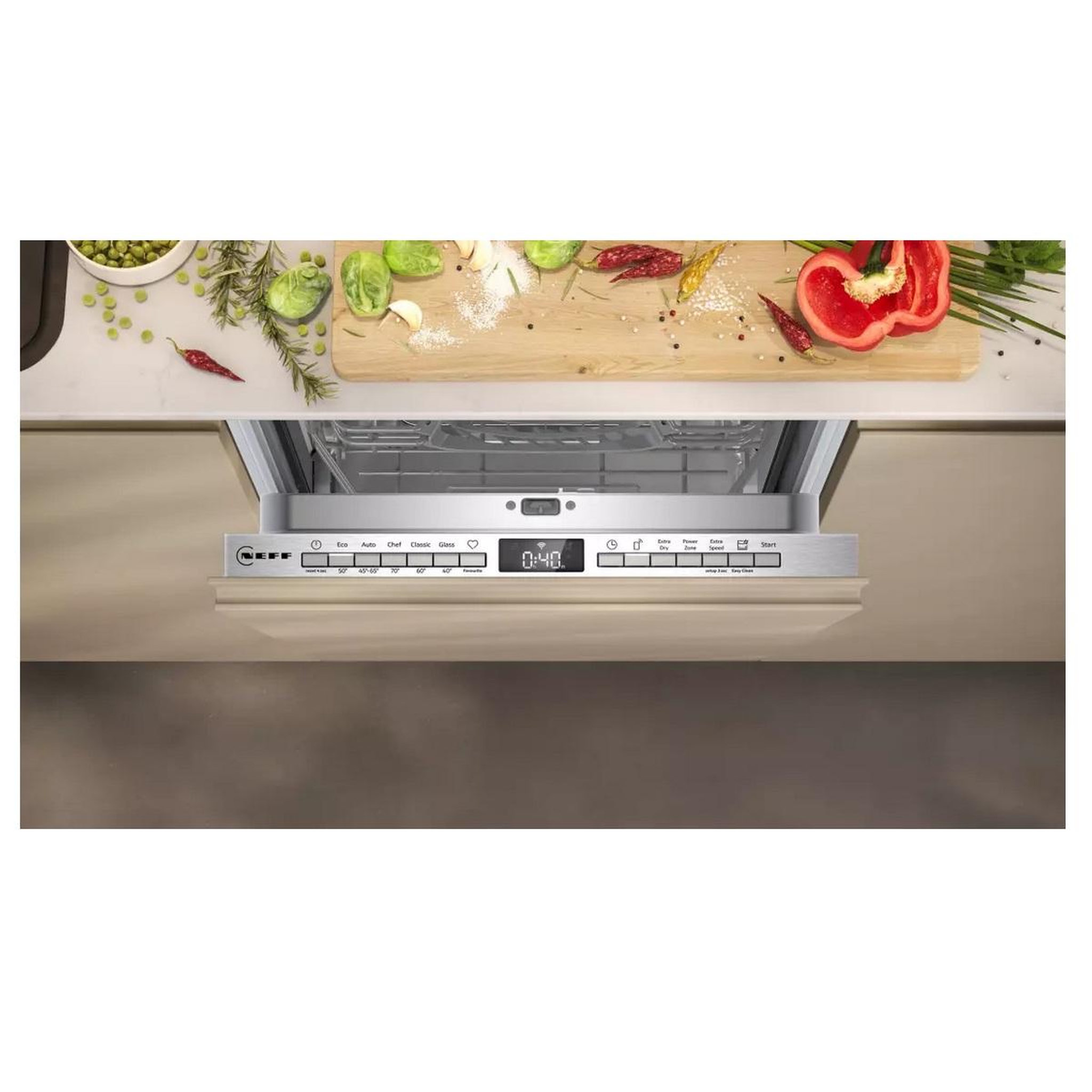 Voir la diapositive 4 : Neff Lave-vaisselle 45cm 10 couverts 44db tout intégrable - s875emx35e
