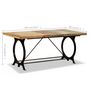 Voir la diapositive 6 : VIDAXL Table a manger Bois de recuperation massif 180 cm