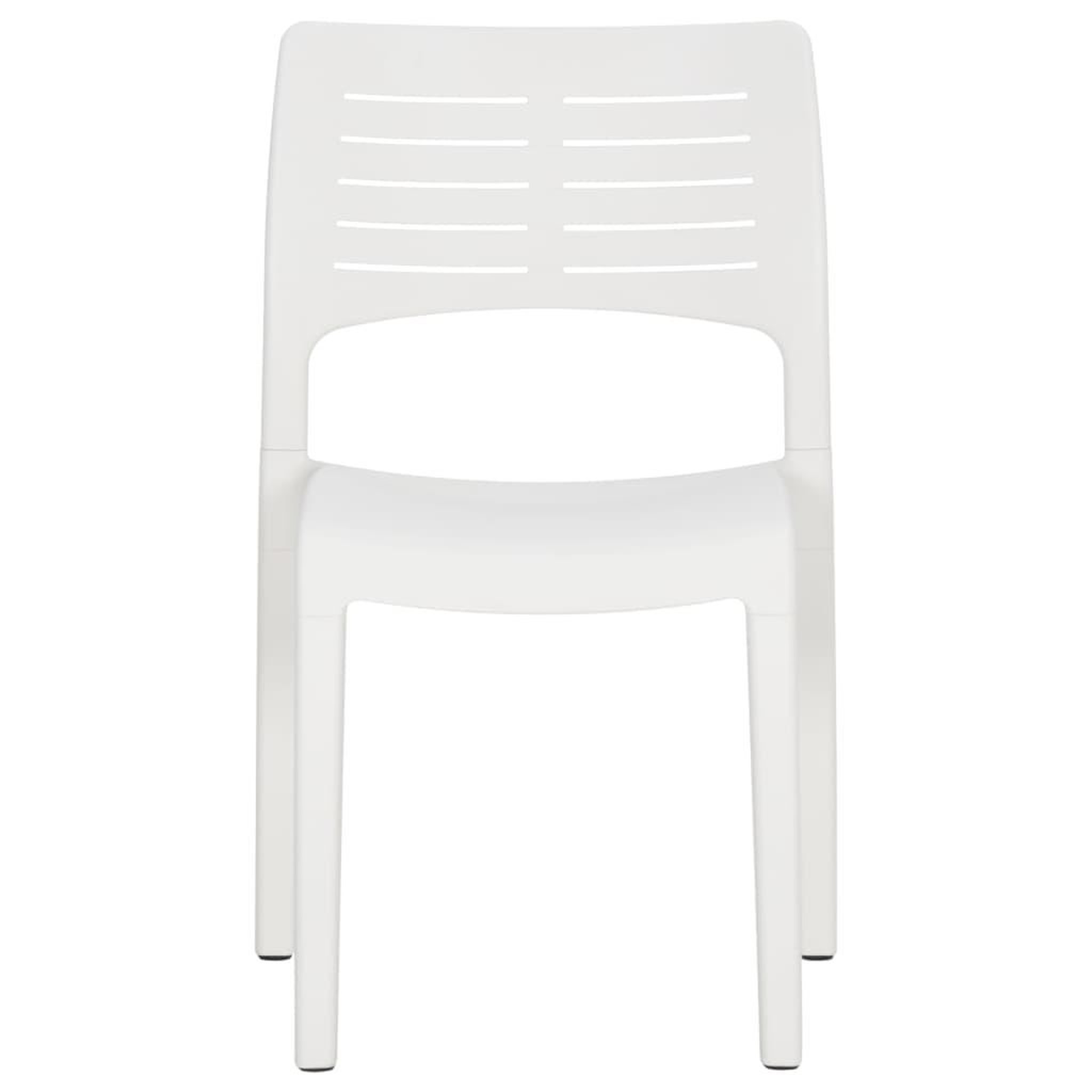 Voir la diapositive 4 : VIDAXL Chaises de jardin lot de 2 Blanc Polypropylene
