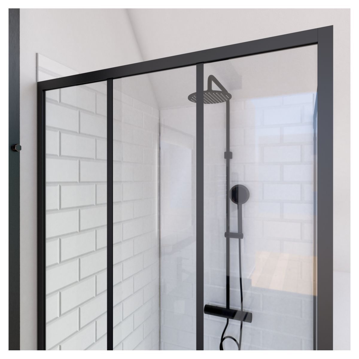 Paroi de douche FACTORX RETOUR 80CM 