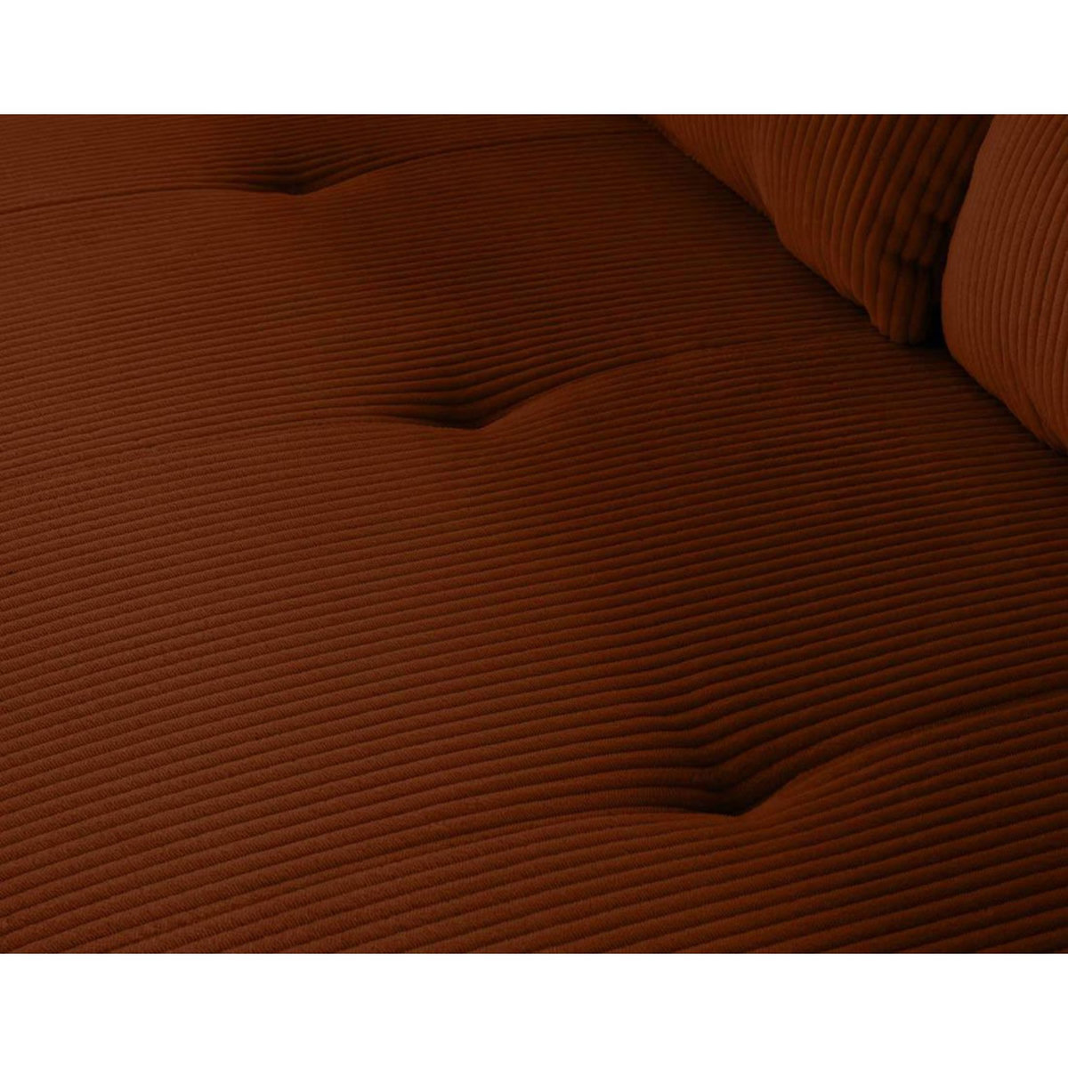 LISA DESIGN Onyx - canapé droit 3 places - en velours côtelé