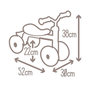 Voir la diapositive 5 : SMOBY Porteur Rookie Rose en métal pour enfant des 12 mois - Smoby