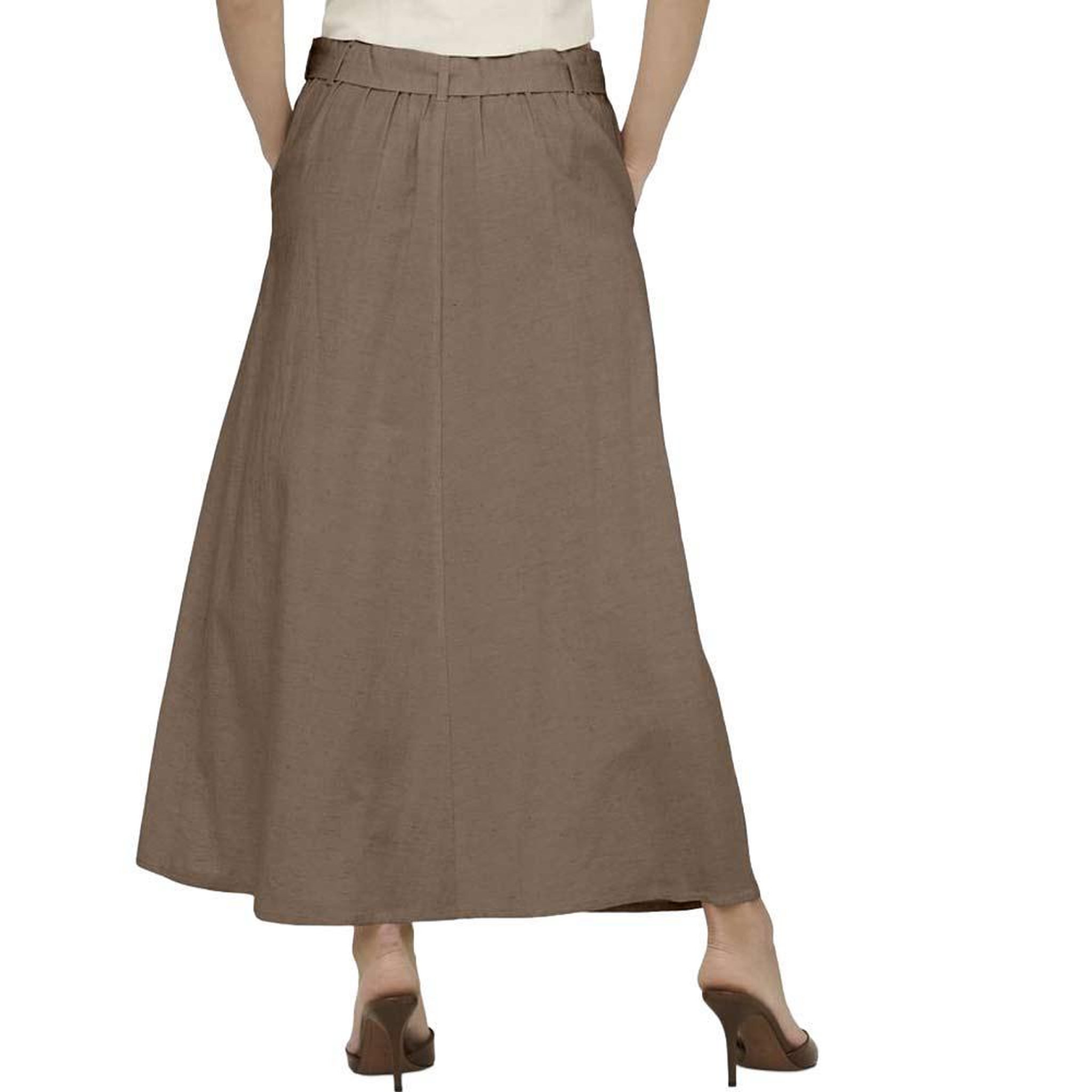 Voir la diapositive 2 : JACQUELINE DE YONG Jupe Taupe Femme JDY Milan