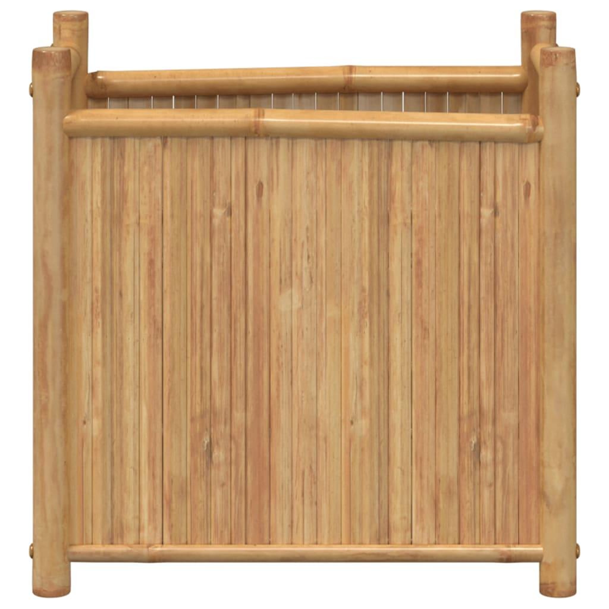 Voir la diapositive 4 : VIDAXL Jardiniere 50x30x50 cm bambou