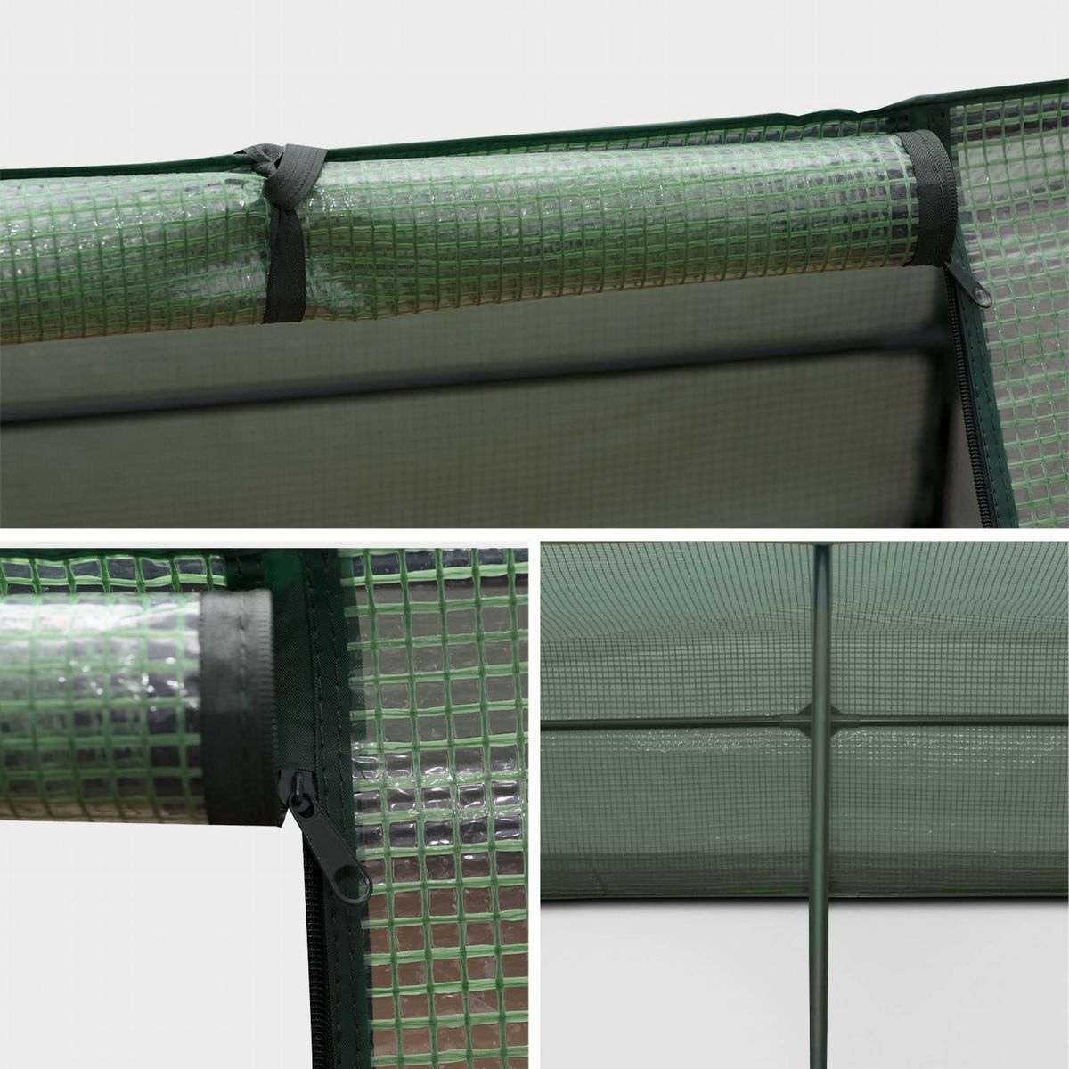 SWEEEK Mini serre de jardin - Ciboulette - 2.5m². serre châssis en polyéthylène