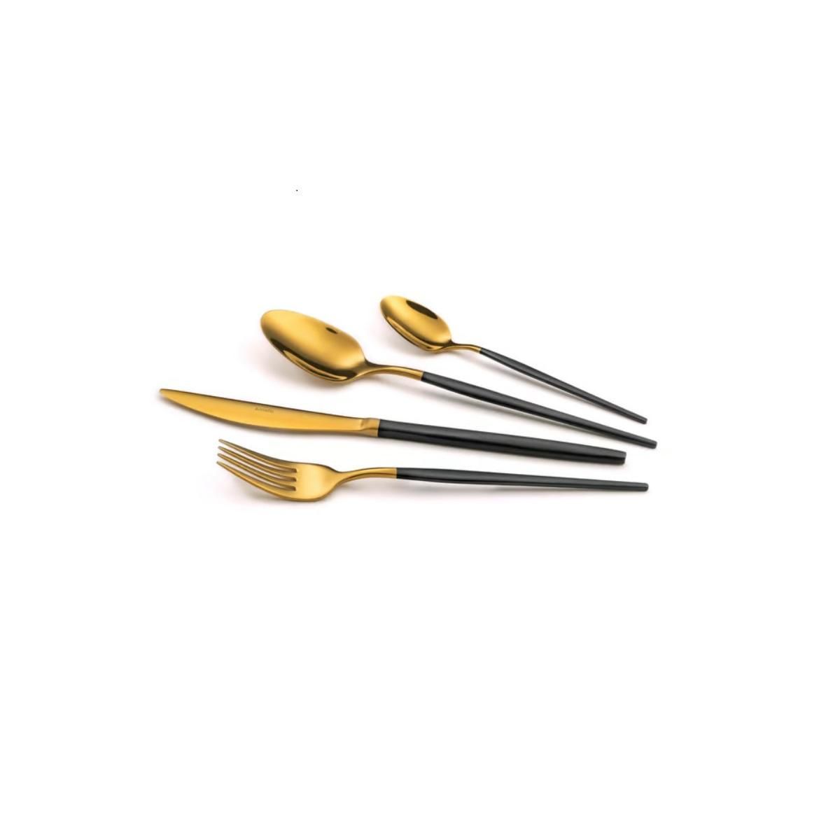 Amefa Ménagère 24 pièces or/noir - 1114DUAF11C40