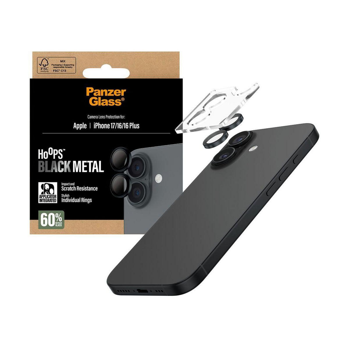 PANZERGLASS Protège objectif iPhone 17 / 16/ 16 Plus protège obejctif