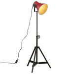 VIDAXL Lampadaire 25 W rouge delave 35x35x65/95 cm E27
