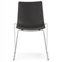 Voir la diapositive 2 : Paris Prix Chaise Design  Rovigo  83cm Noir