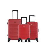 SWISS KOPPER SWISS KOPPER - Lot de 3 - Valise weekend, valise cabine et valise cabine XXS WIL. Coloris disponibles : Beige, Gris, Rouge, Rose
