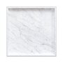 Rendez vous déco Table basse Kouki en marbre blanc et métal