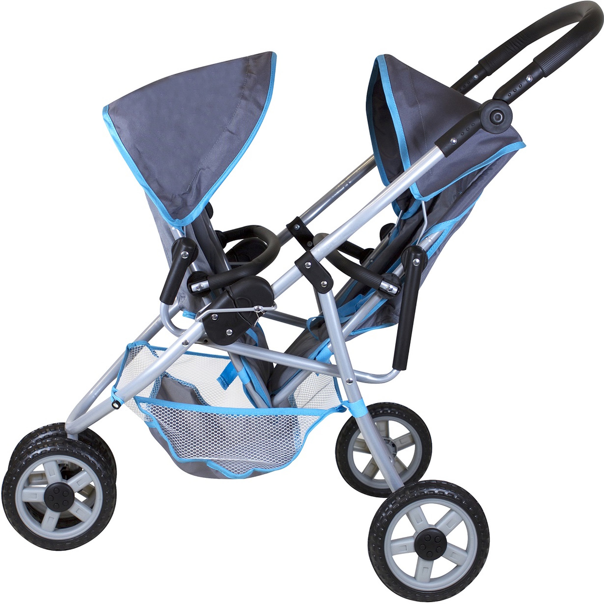 Voir la diapositive 1 : One Two Fun Poussette Jogger jumeaux de luxe 3 roues