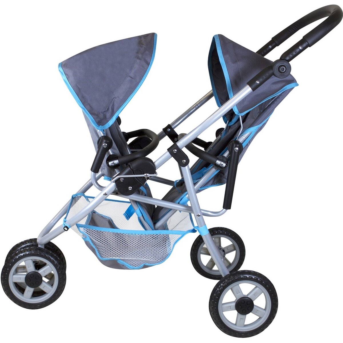 One Two Fun Poussette Jogger jumeaux de luxe 3 roues pas cher 